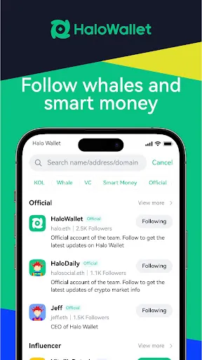 Halo: Web3 Social Wallet स्क्रीनशॉट