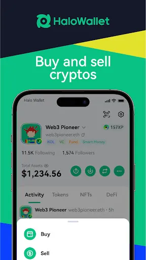 Halo: Web3 Social Wallet स्क्रीनशॉट