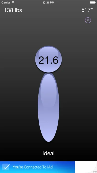 Simple BMI Calculator 스크린샷