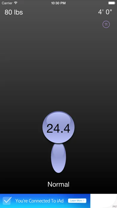 Simple BMI Calculator 스크린샷