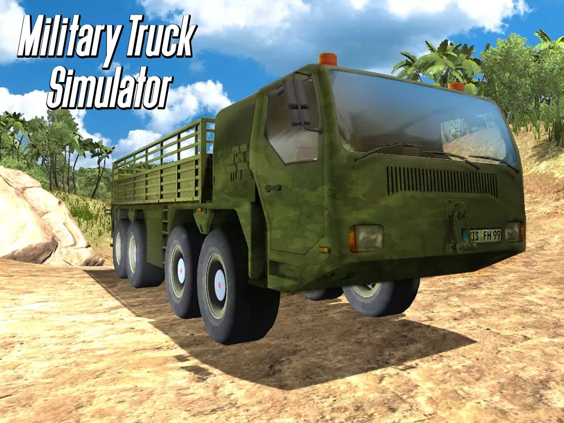 Tangkapan skrin Army Truck Offroad Simulator 3D Full - Drive military truck! iPad 