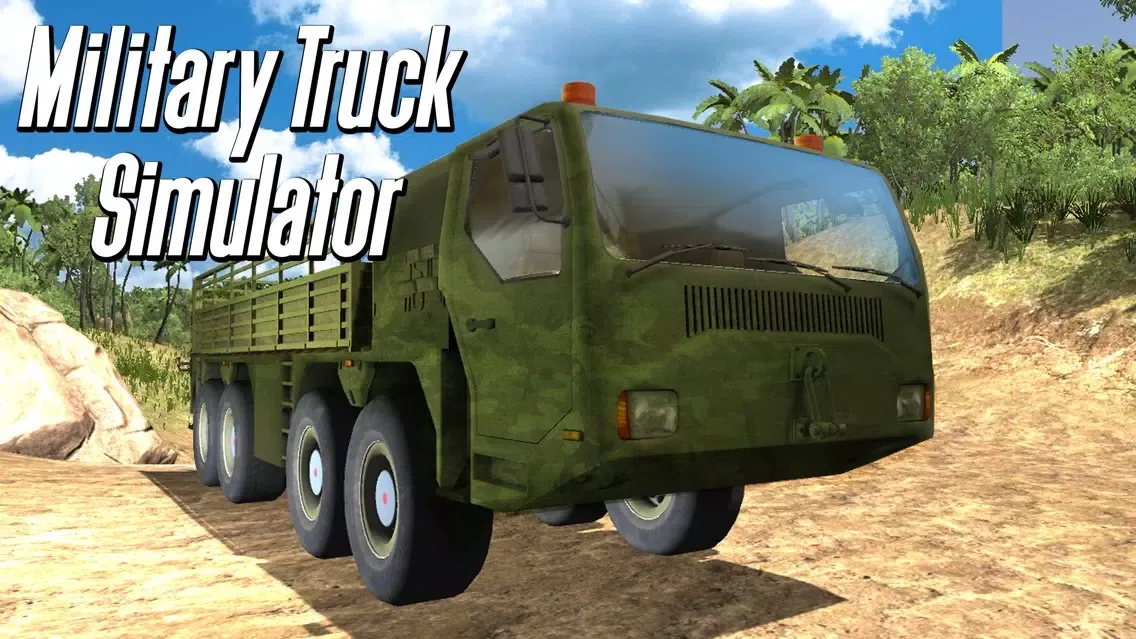 Tangkapan skrin Army Truck Offroad Simulator 3D Full - Drive military truck!