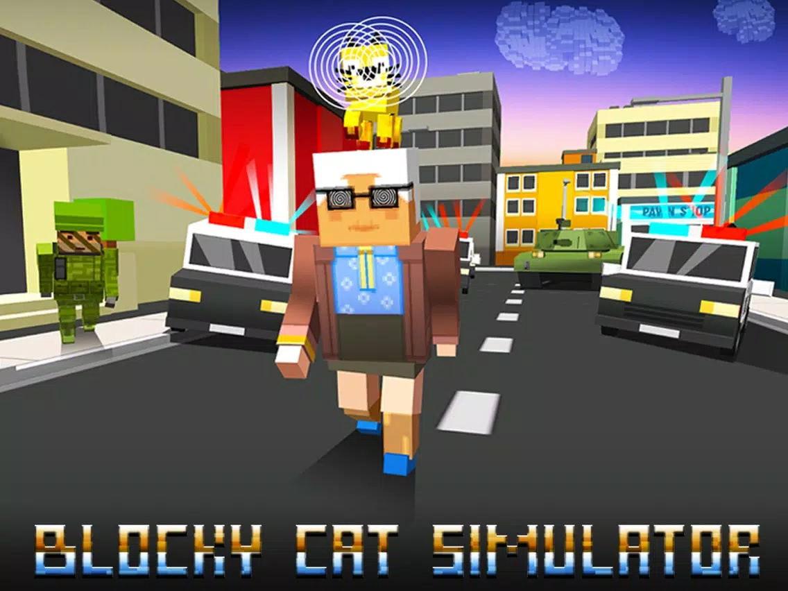 Blocky Cat Simulator iPad 应用截图