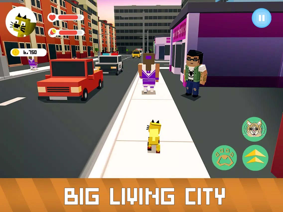 Blocky Cat Simulator iPad 应用截图