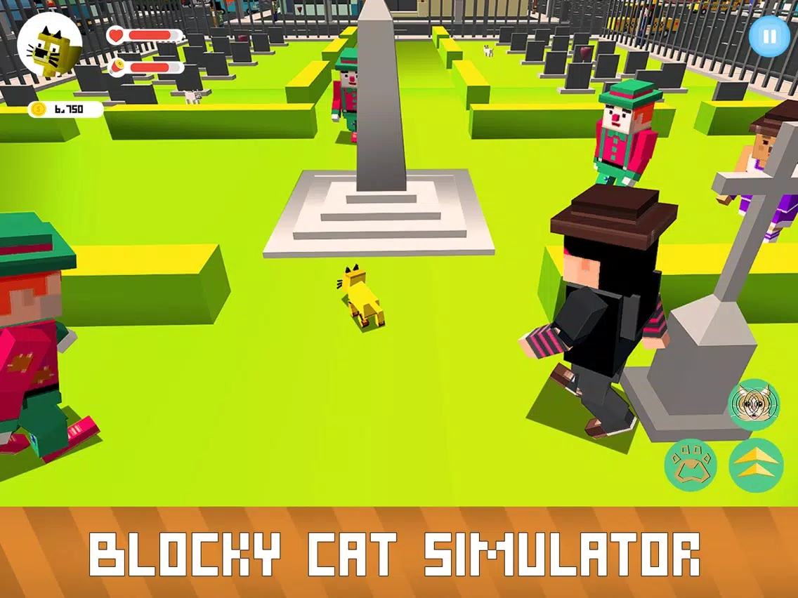 Blocky Cat Simulator iPad 应用截图