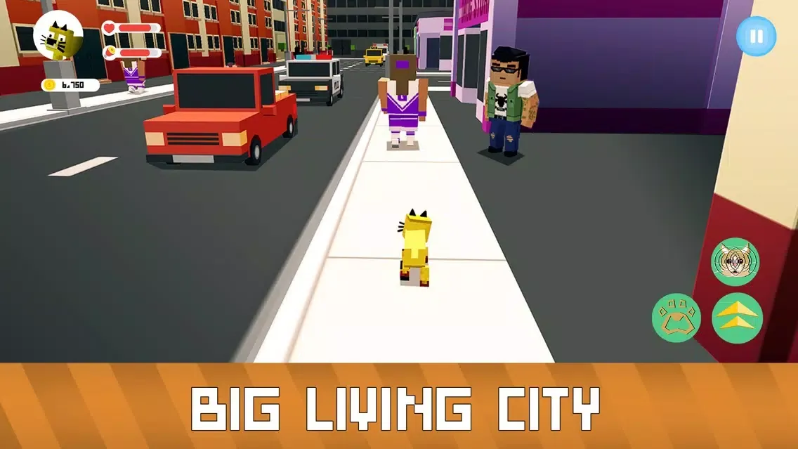 Ảnh chụp màn hình của Blocky Cat Simulator