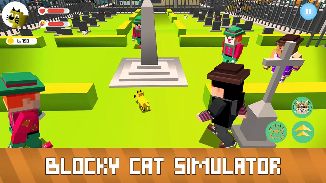 Blocky Cat Simulator应用截图