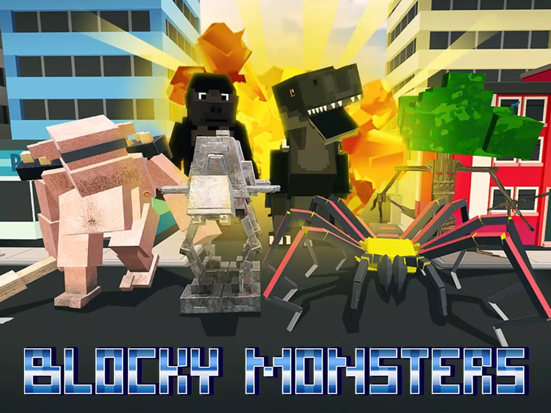 Capturas de pantalla de Blocky Monsters Smash iPad 