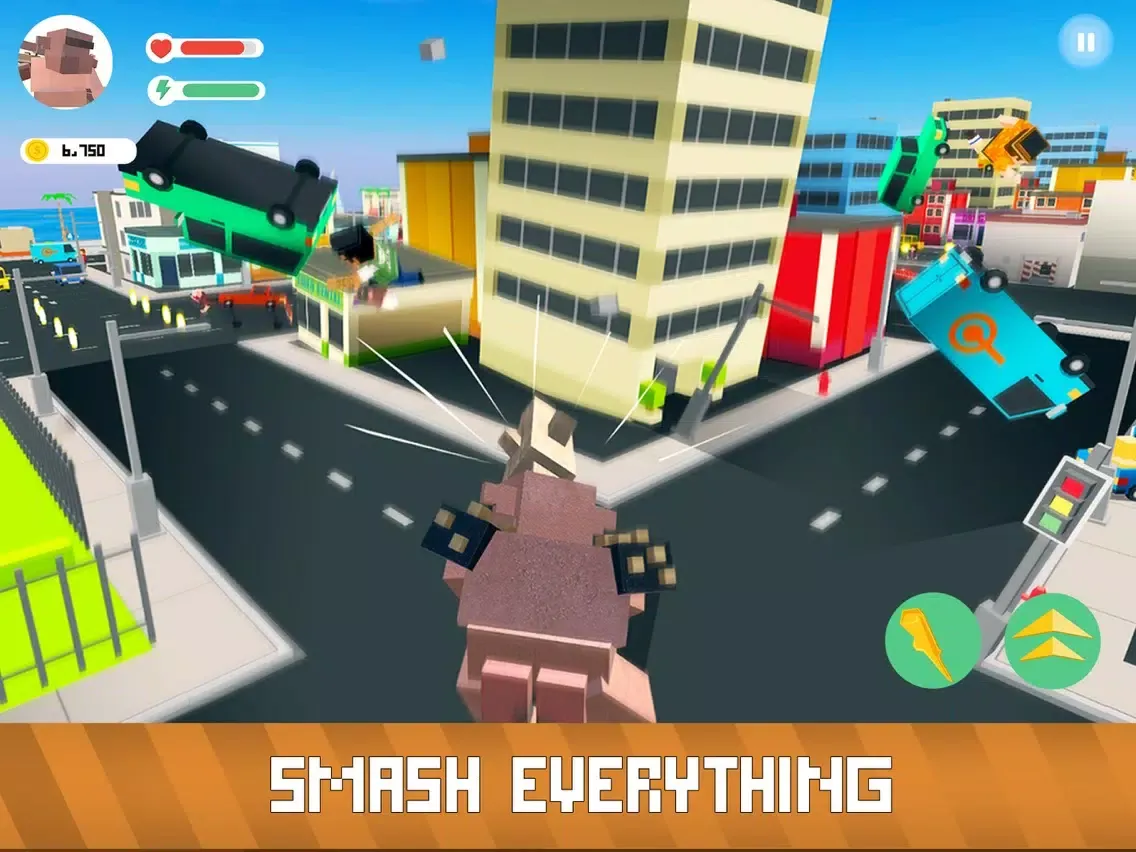 Capturas de pantalla de Blocky Monsters Smash iPad 