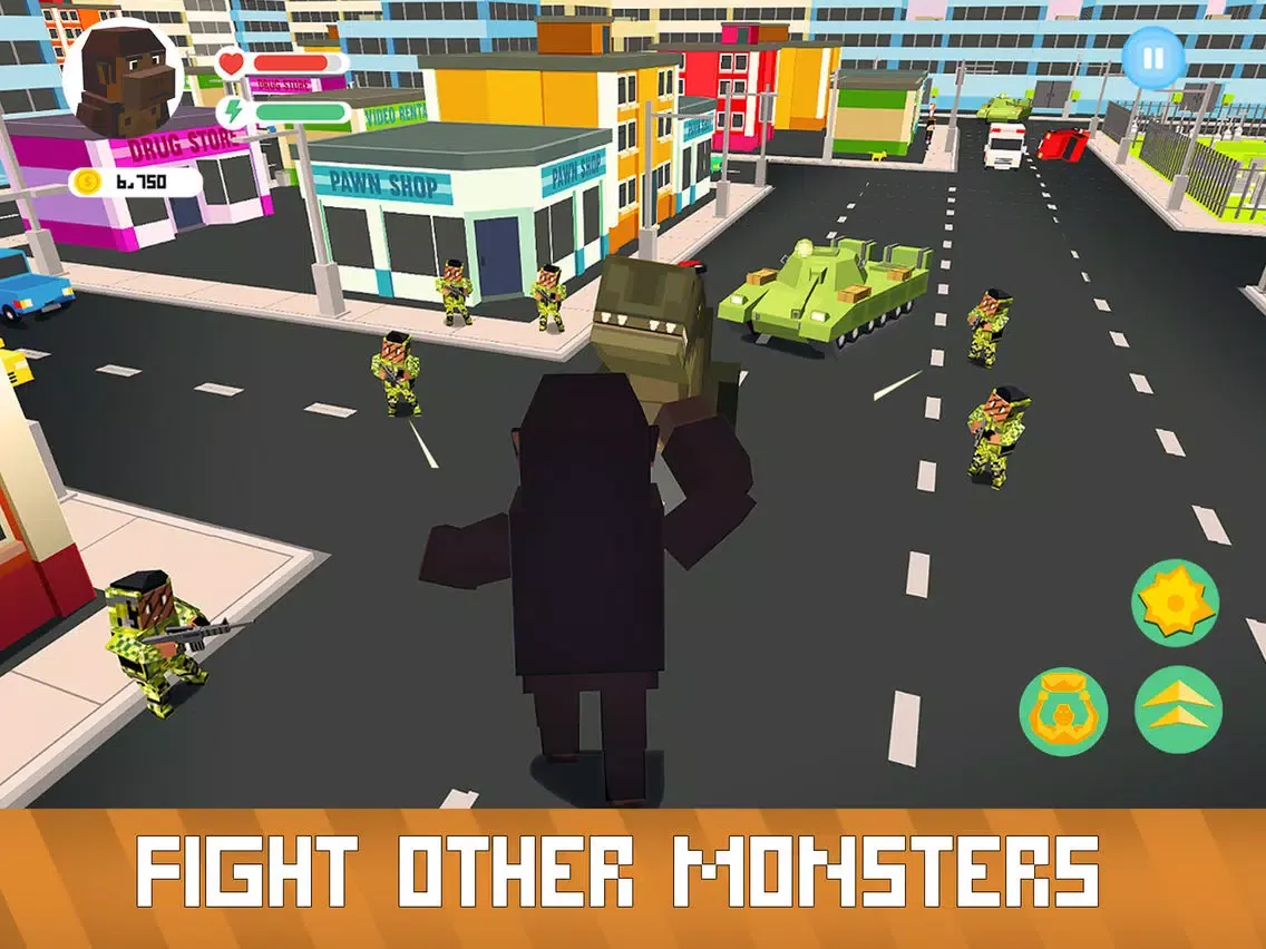 Capturas de pantalla de Blocky Monsters Smash iPad 
