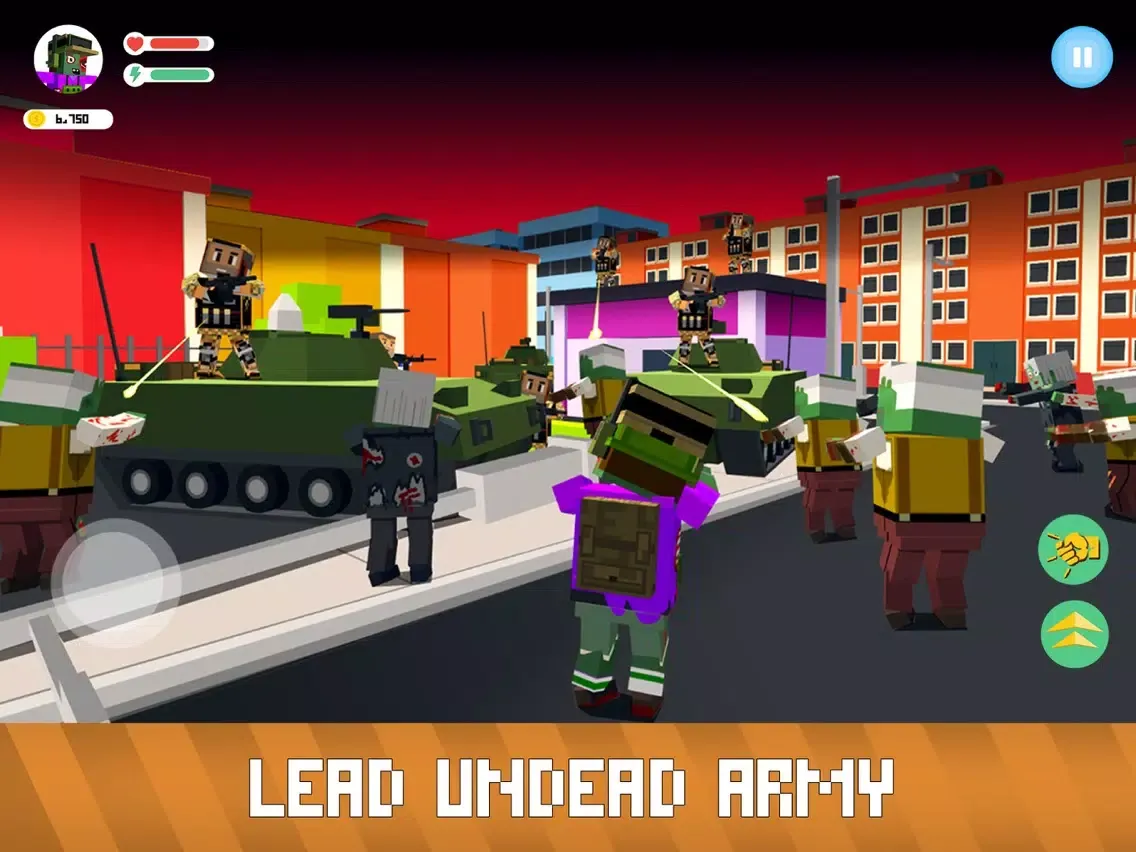 Capturas de pantalla de Blocky Zombie Simulator iPad 