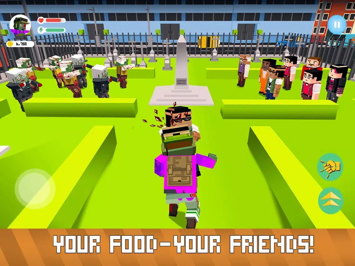 Capturas de pantalla de Blocky Zombie Simulator iPad 