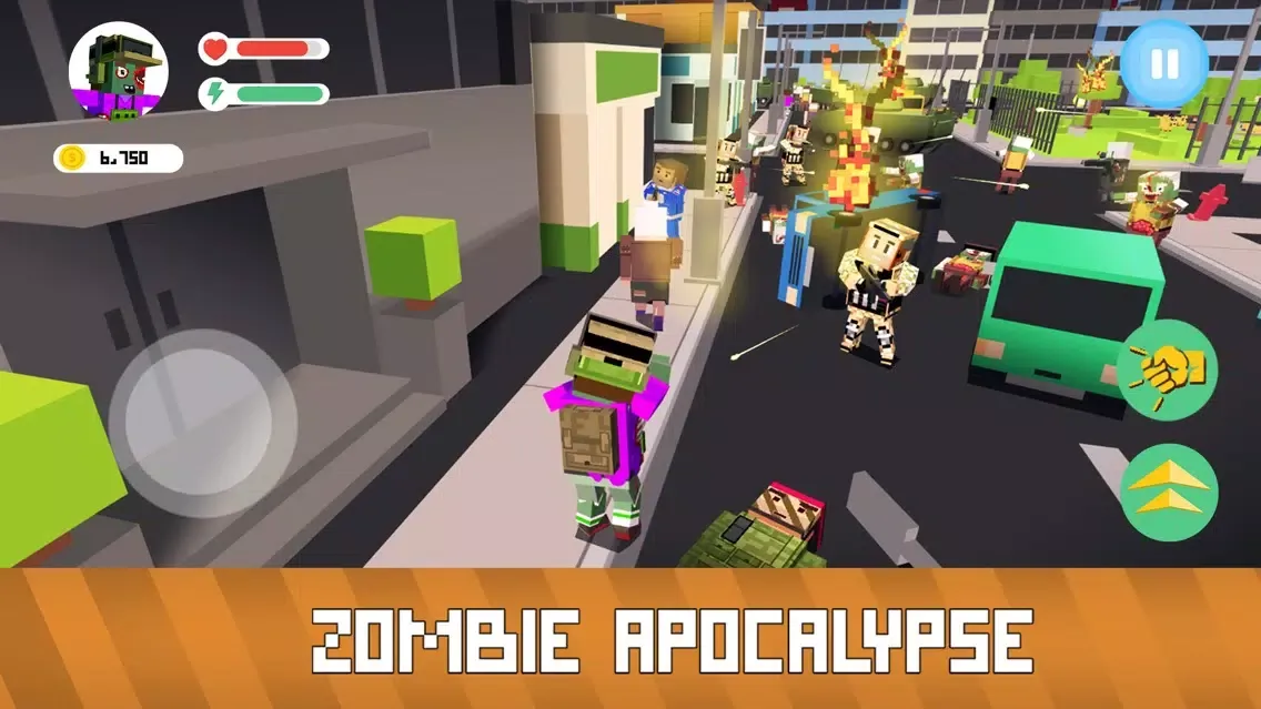 Capturas de pantalla de Blocky Zombie Simulator