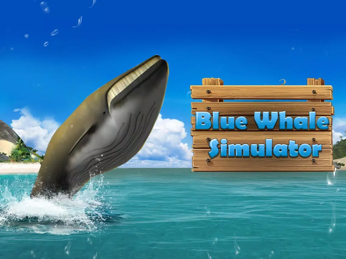 صور Big Blue Whale Survival 3D Full - Try whale simulator, be ocean animal! iPad 