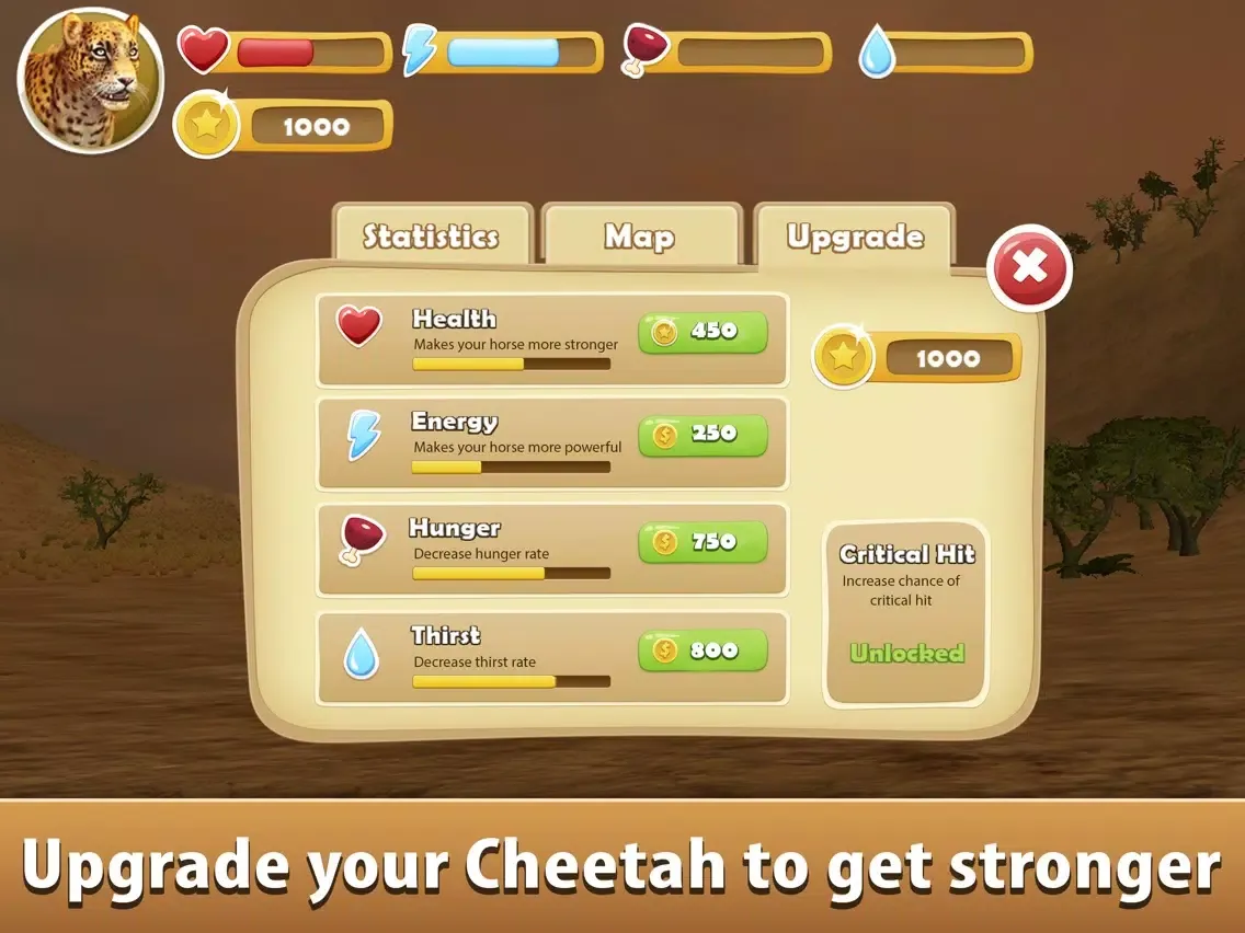 African Cheetah: Wild Animal Simulator 3D iPad  স্ক্রিনশট
