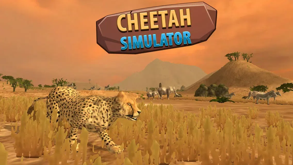 African Cheetah: Wild Animal Simulator 3D স্ক্রিনশট