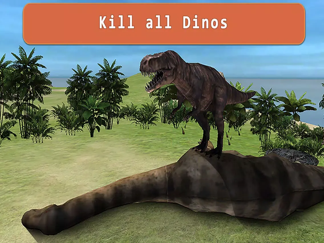 Captures d'écran de T-rex Simulator 3D Full - Survival adventures iPad 