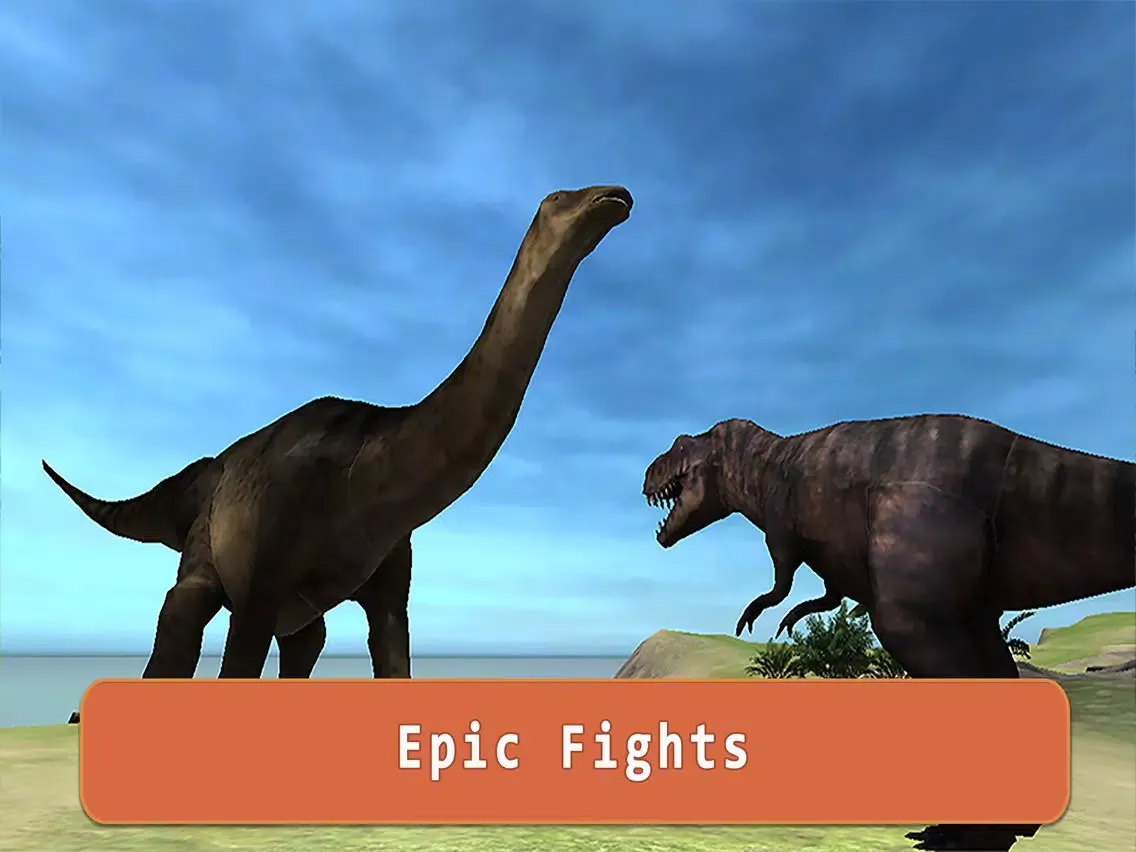 Captures d'écran de T-rex Simulator 3D Full - Survival adventures iPad 