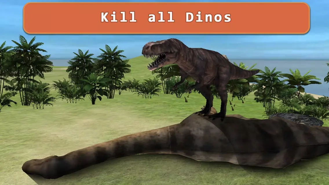 Captures d'écran de T-rex Simulator 3D Full - Survival adventures