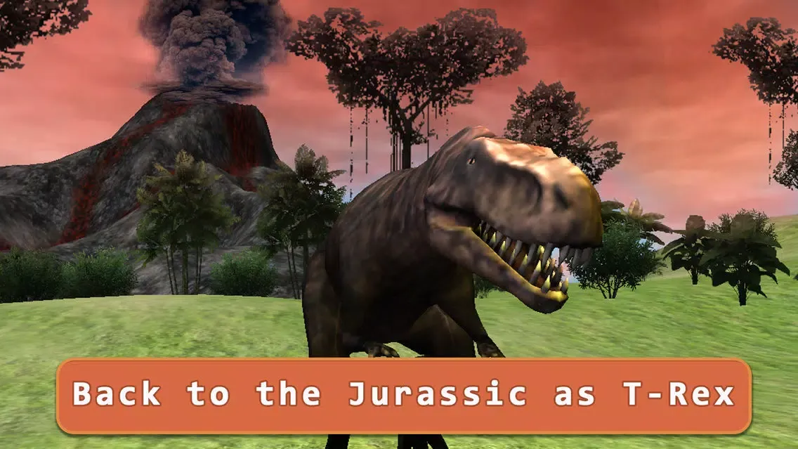 Captures d'écran de T-rex Simulator 3D Full - Survival adventures