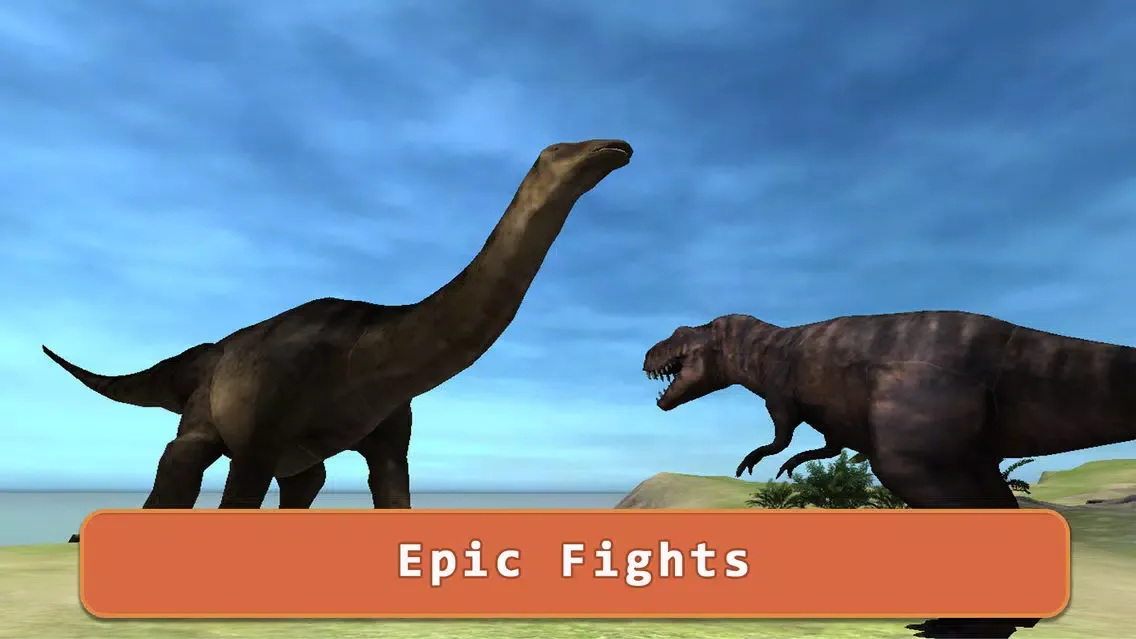 Captures d'écran de T-rex Simulator 3D Full - Survival adventures