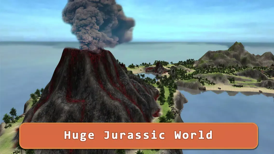 Captures d'écran de T-rex Simulator 3D Full - Survival adventures