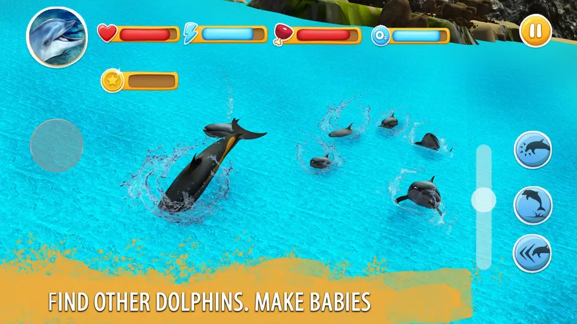 Dolphin Family Simulator スクリーンショット