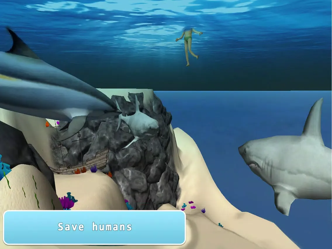 Tangkapan skrin Sea Dolphin Simulator 3D Full iPad 