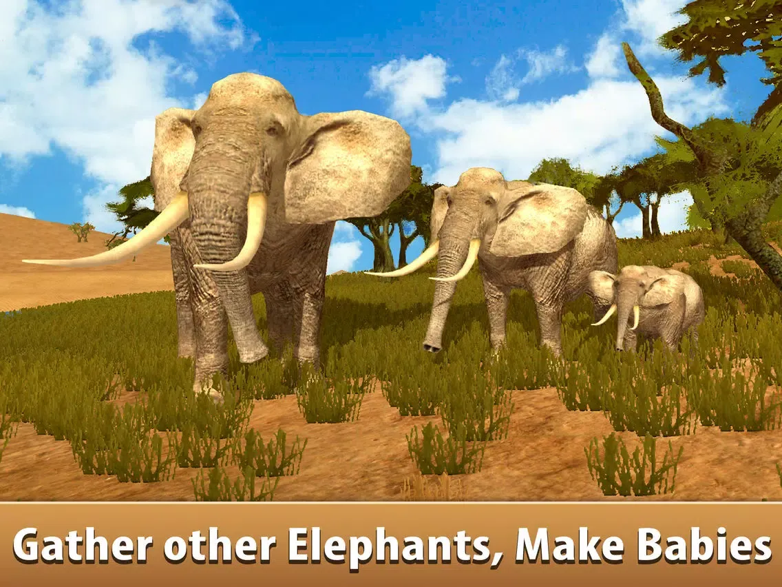 ภาพหน้าจอของ Big Elephant Simulator: Wild African Animal 3D Full iPad 