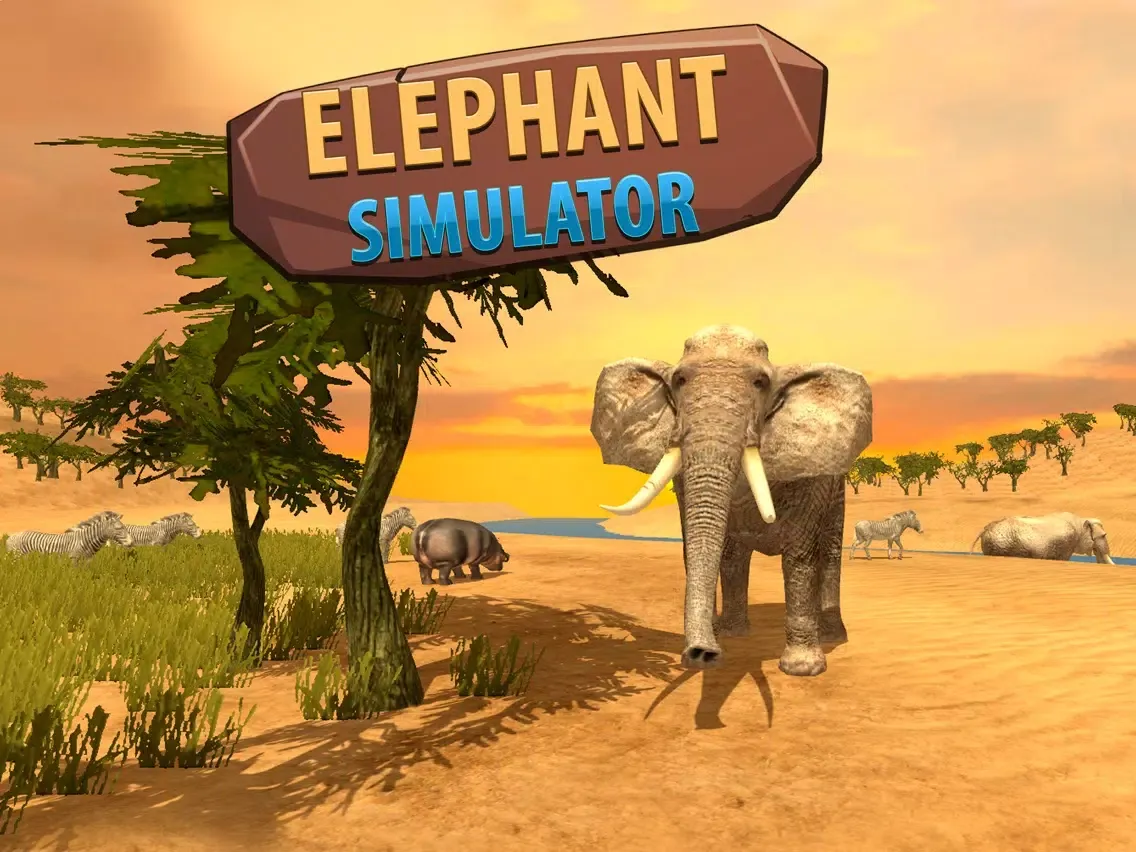 ภาพหน้าจอของ Big Elephant Simulator: Wild African Animal 3D Full iPad 