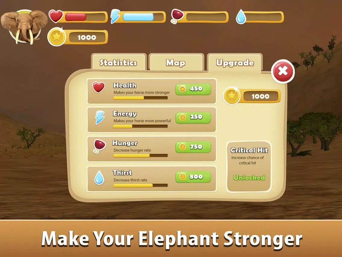 ภาพหน้าจอของ Big Elephant Simulator: Wild African Animal 3D Full iPad 