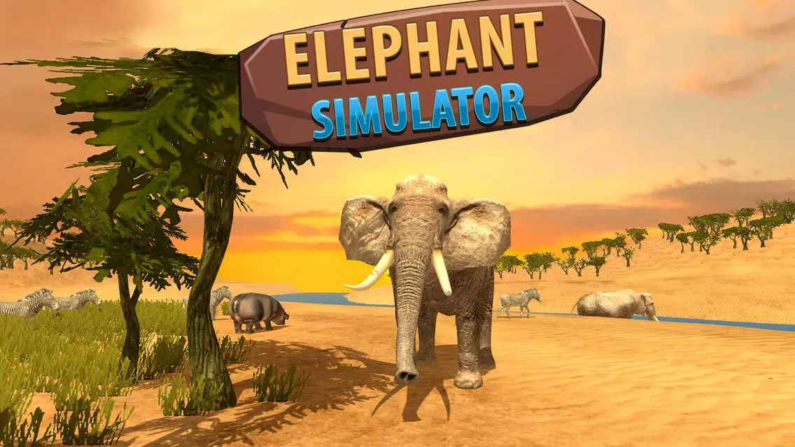 ภาพหน้าจอของ Big Elephant Simulator: Wild African Animal 3D Full