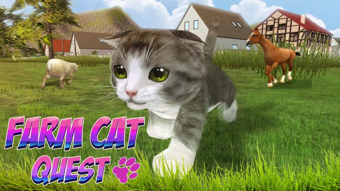 Farm Cat Simulator: Animal Quest 3D スクリーンショット