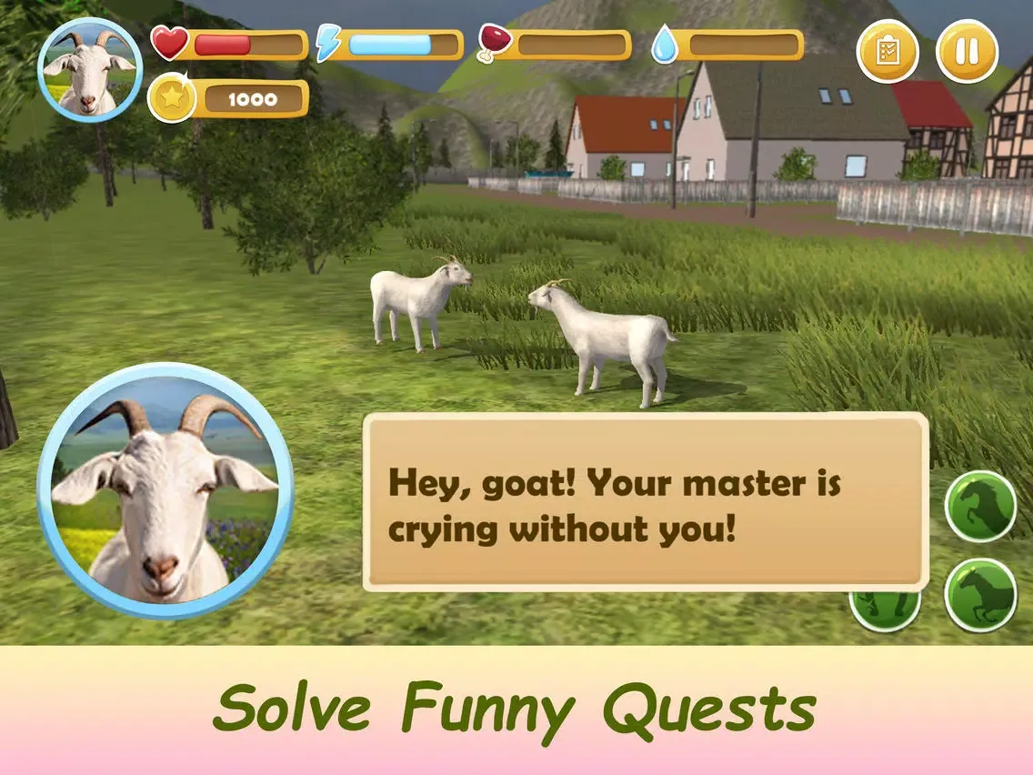 Farm Goat Simulator: Animal Quest 3D Full iPad  سکرین شاٹس