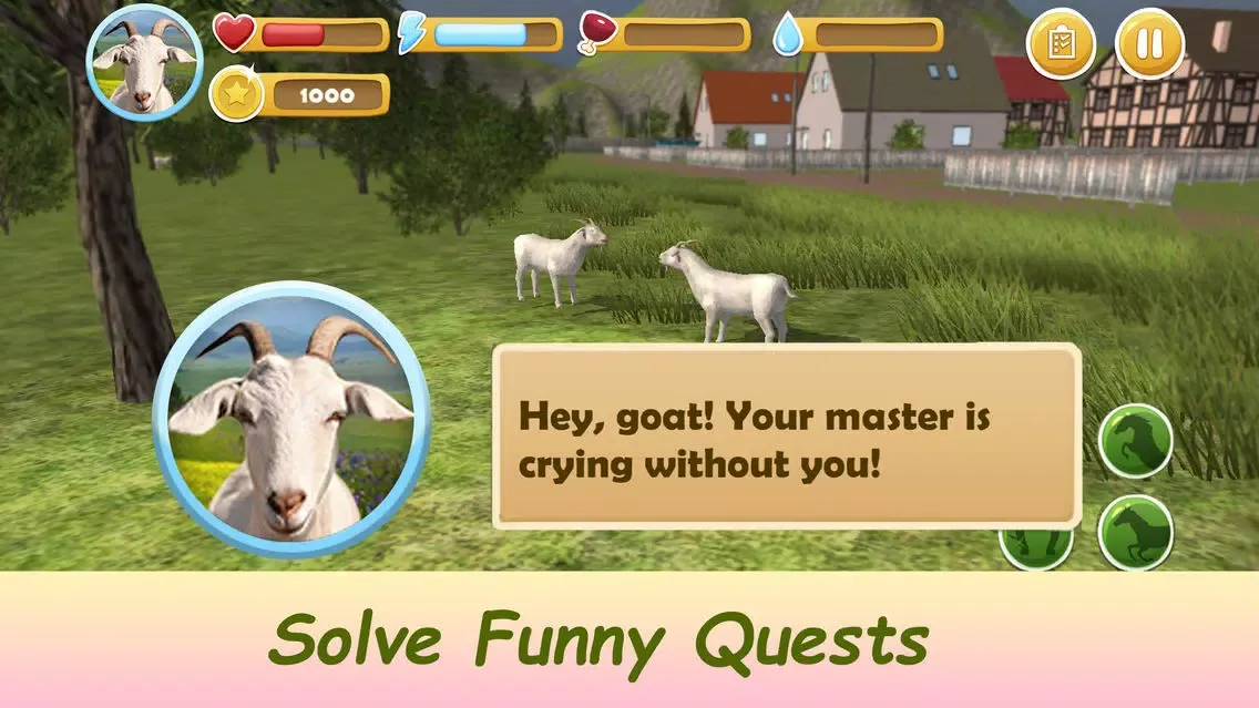 Farm Goat Simulator: Animal Quest 3D Full سکرین شاٹس