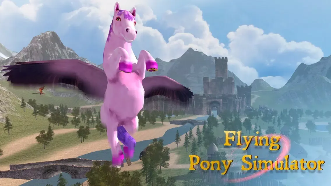 Flying Pony: Small Horse Simulator 3D应用截图