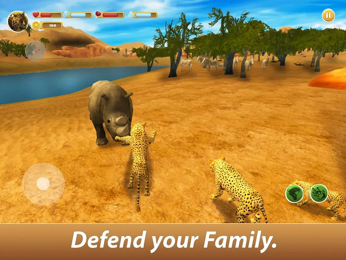 Скриншоты Leopard Family Simulator iPad 