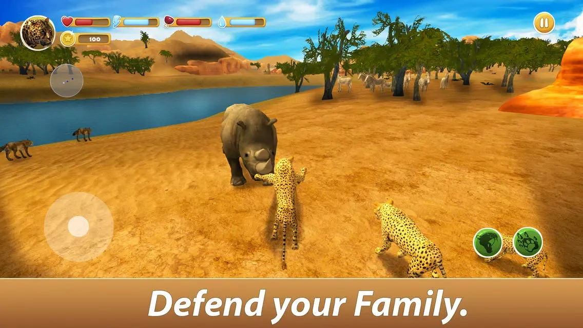 Скриншоты Leopard Family Simulator
