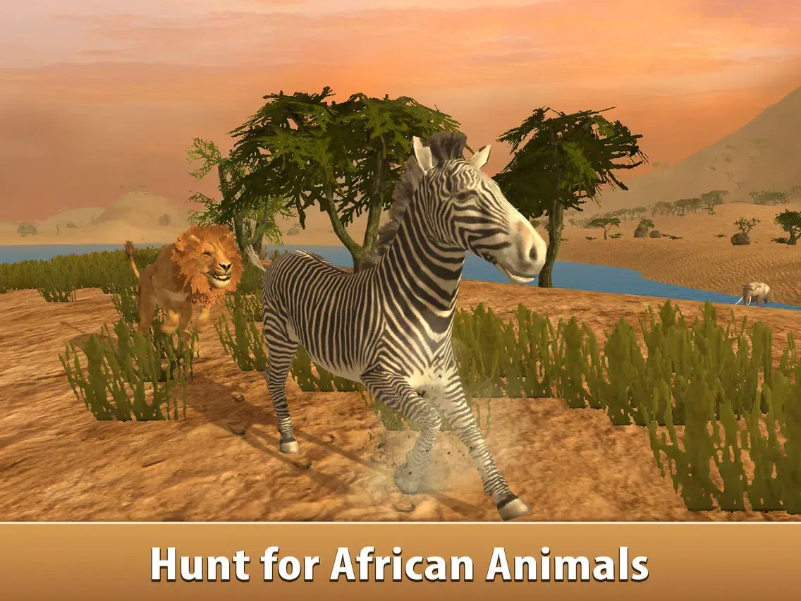 Lion Simulator: Wild African Animal iPad  Screenshots