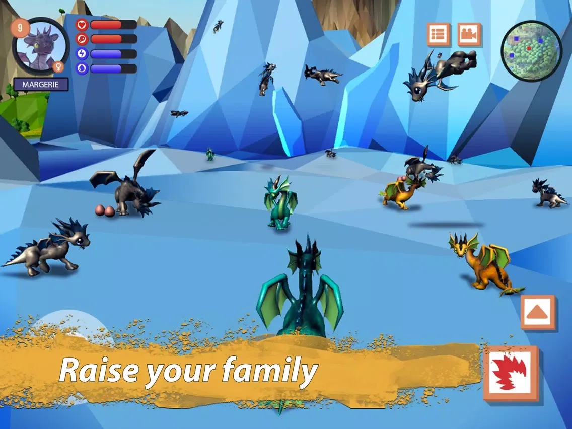 ภาพหน้าจอของ Dragon Family Simulator Full iPad 