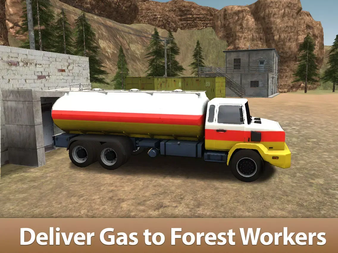 Oil Truck Simulator 3D - Offroad tank truck driving iPad  スクリーンショット