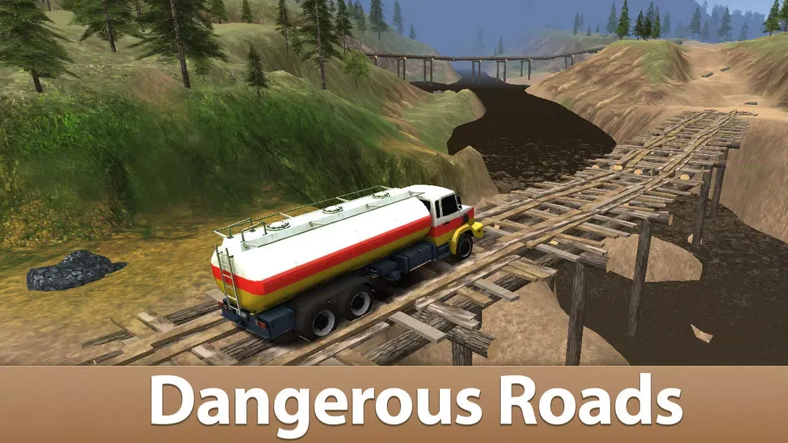 Oil Truck Simulator 3D - Offroad tank truck driving スクリーンショット