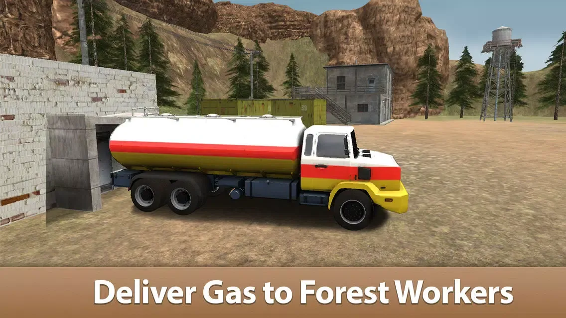 Oil Truck Simulator 3D - Offroad tank truck driving スクリーンショット