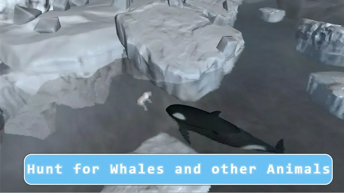 Orca Killer Whale Survival Simulator 3D Full - Play as orca, big ocean predator! سکرین شاٹس