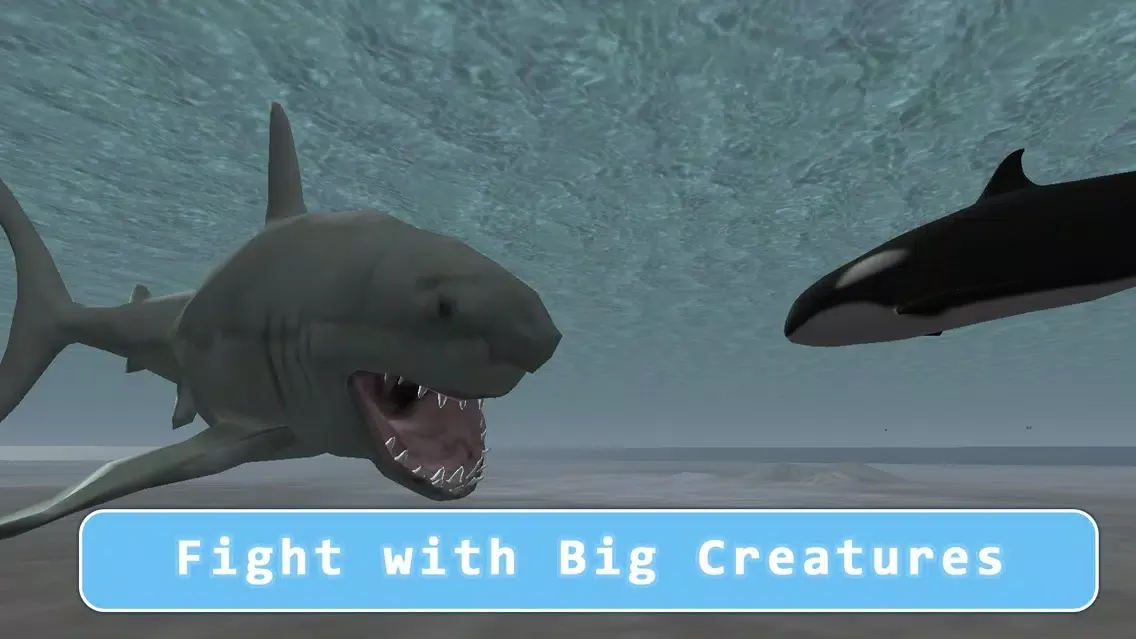 Orca Killer Whale Survival Simulator 3D Full - Play as orca, big ocean predator! سکرین شاٹس