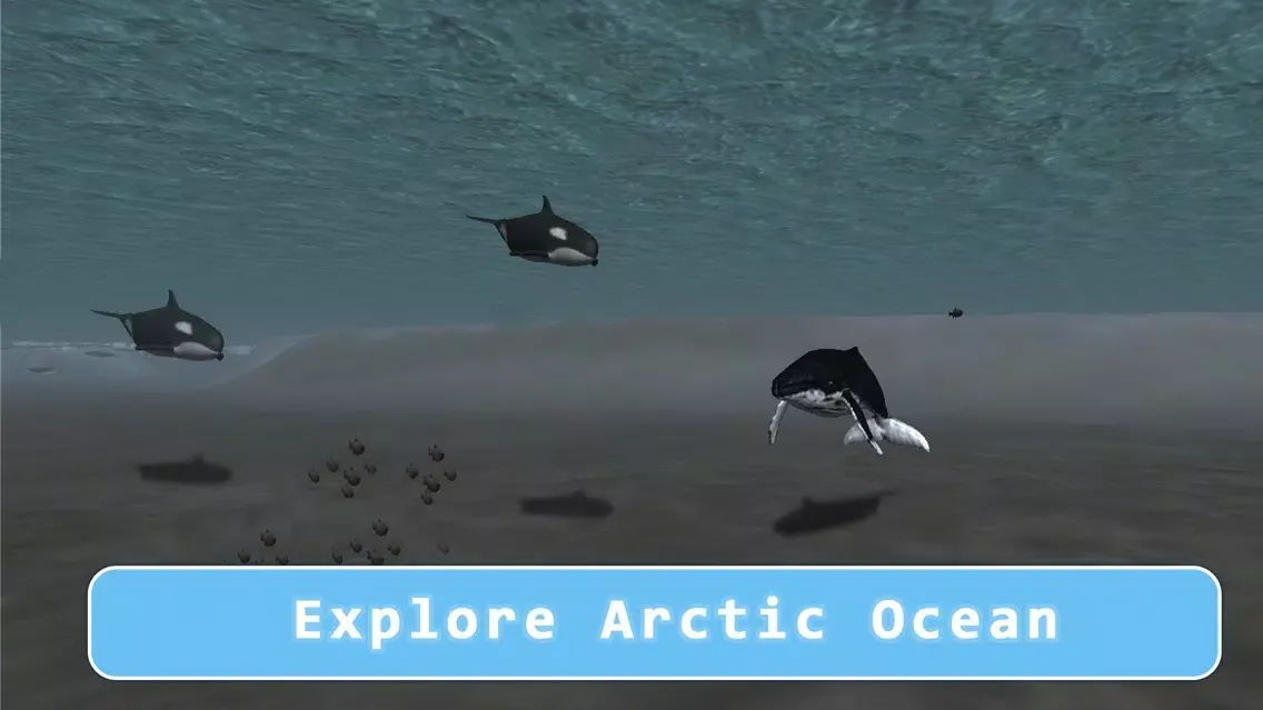Orca Killer Whale Survival Simulator 3D Full - Play as orca, big ocean predator! سکرین شاٹس