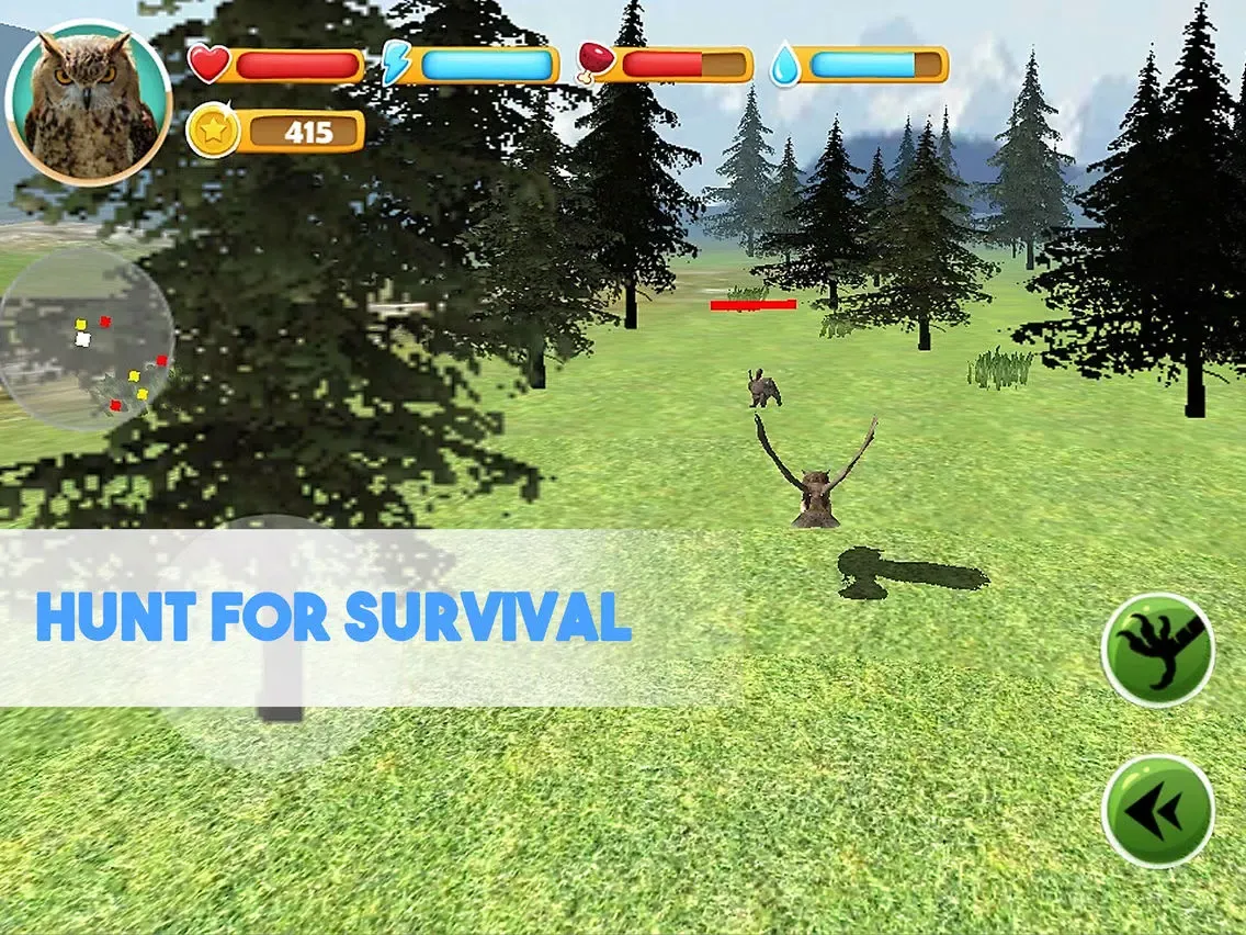 Forest Owl Simulator Full - Be a wild bird! iPad 應用截圖