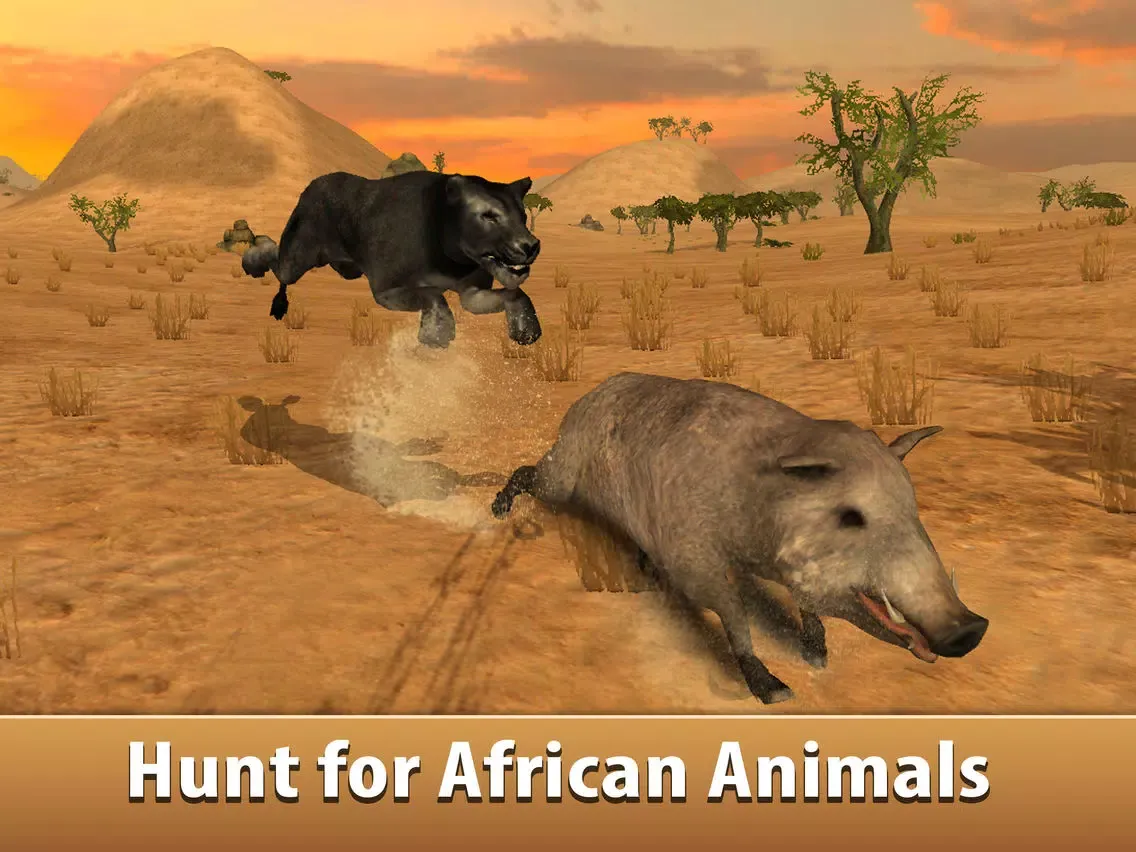 Black Wild Panther Simulator 3D Full - Be a wild cat in animal simulator! iPad 應用截圖