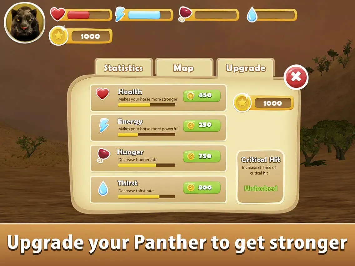 Black Wild Panther Simulator 3D Full - Be a wild cat in animal simulator! iPad 應用截圖