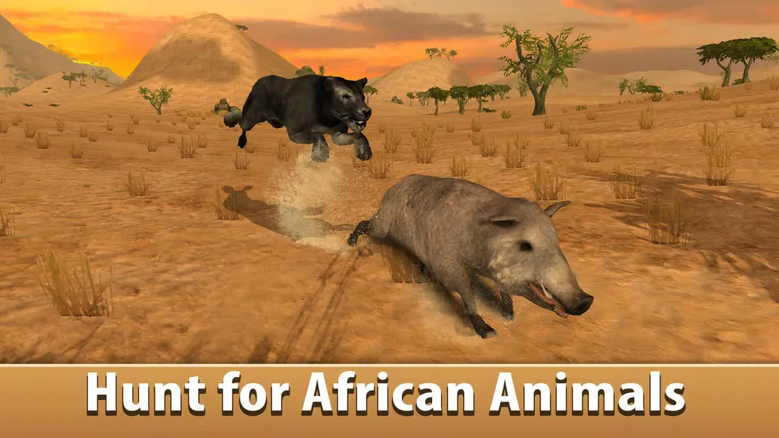 Black Wild Panther Simulator 3D Full - Be a wild cat in animal simulator!應用截圖